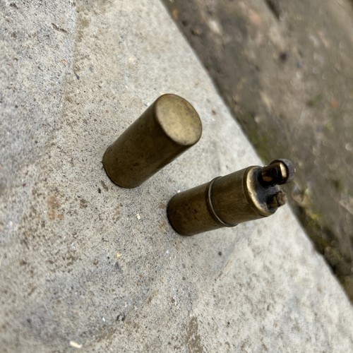 Vintage brass trench - brass, art