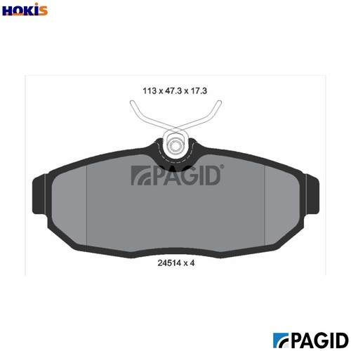 Brake pad set - disc,