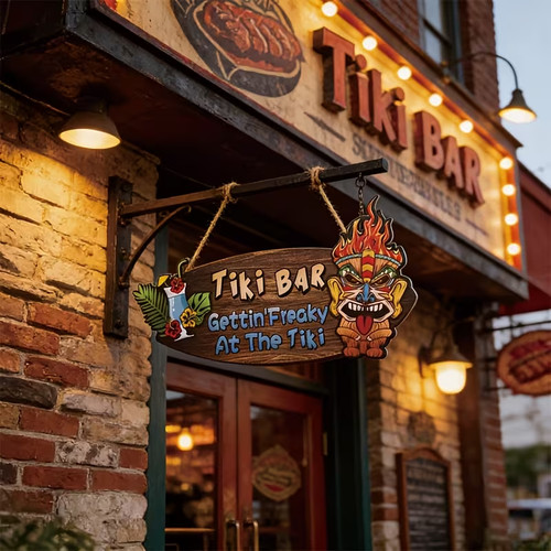 Bar wooden wall - , decoration