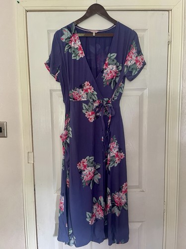 Joules floral wrap dress size - joules,