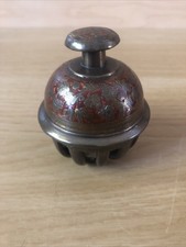 CLAW BELL Small  Brass Bell Pattern On Top