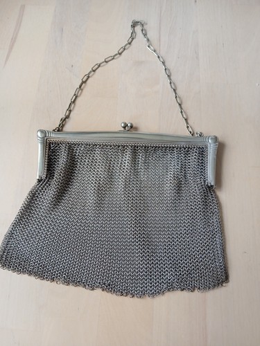 Antique silver plated chain - ,