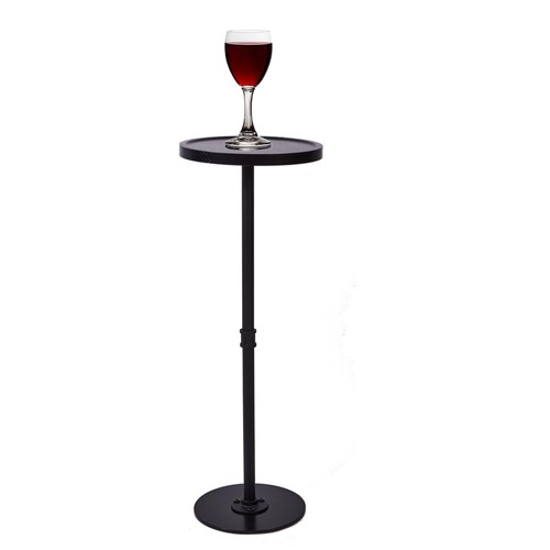 Benhurb round side table black - round,