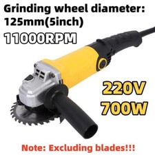 5" 700W Electric Angle Grinder