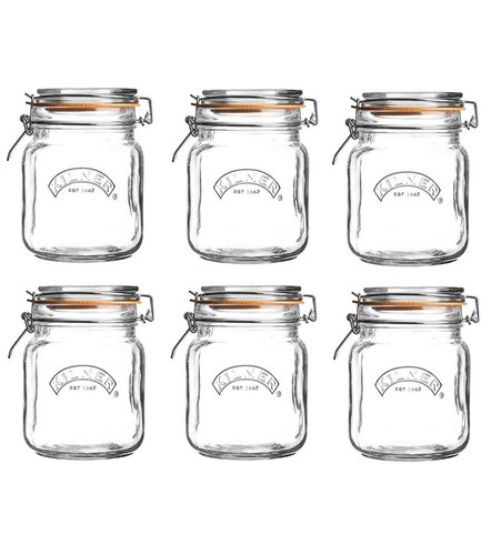 5l litre square kilner - 6, 1.5l