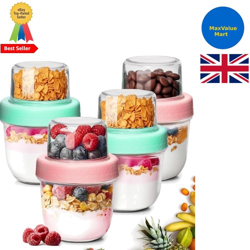 Elegant reusable glass yogurt - elegant,