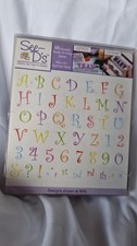 Whimsy Letters and Number 48 Reusable Ready to Cling Stamps SEE-D'S # 50695