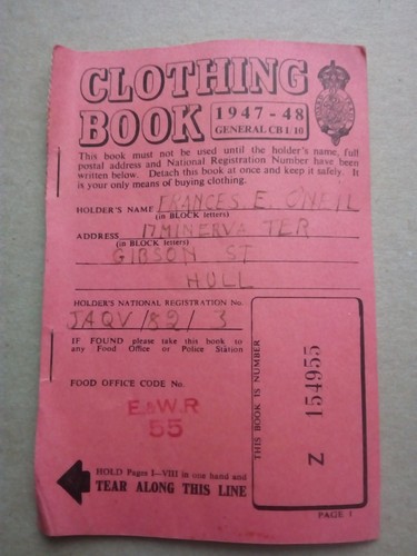 Clothing book 1947 1948 - -,
