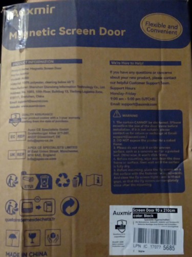 Auxmir magnetic screen door - magnetic,
