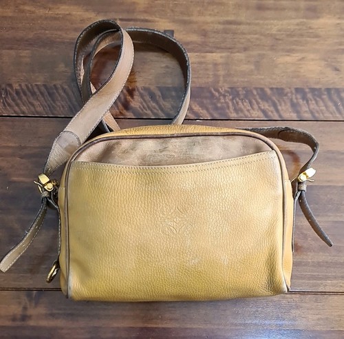 Loewe tan leather crossbody - leather,
