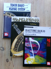 3 tenor banjo and/or tenor guitar books