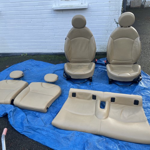 Mini r56 beige leather seats - beige,