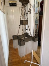 Art Deco French Chandelier, original 1900/1920s