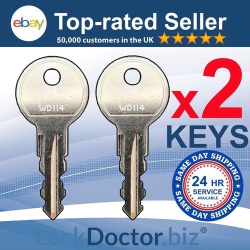 Caravan motorhome keys - x2,