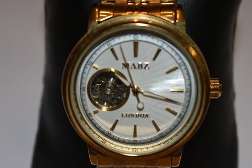 Mabz men skeleton watch - mabz, men's