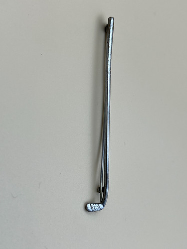 Vintage golfing brooch 5 cm - vintage,