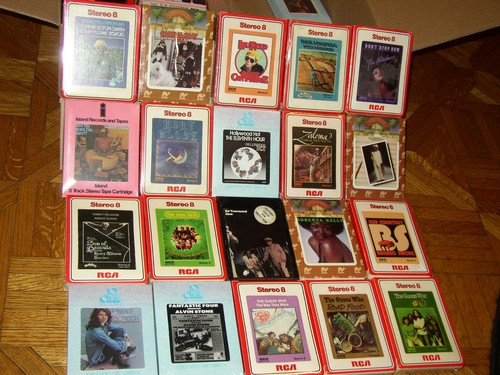 New sealed track tapes - sealed, 8