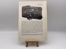 Leica M5 Info Sheet German