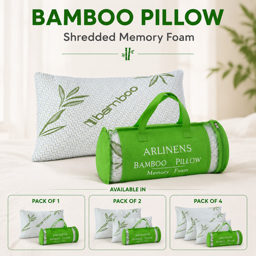 Bamboo pillow shredded memory - pillow,