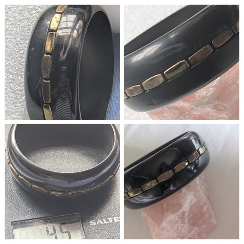 Vintage black plastic with - vintage,