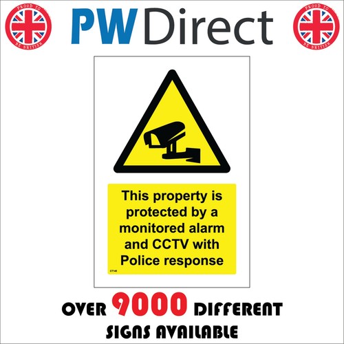 Sign this property protected - sign,