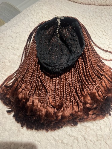 Braided short bob wig - braided,
