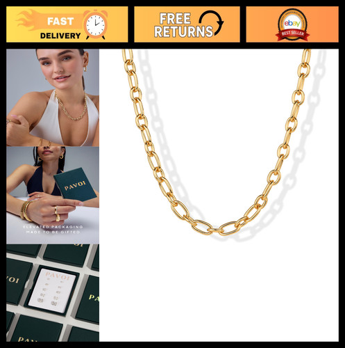 14k gold plated chunky - plated, chain