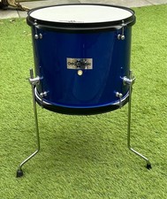 Gear4music  12''x 10'' Floor Tom with Legs - Blue - JUNIOR