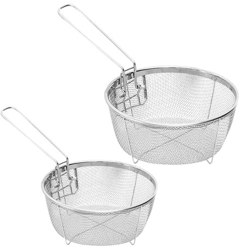 Stainless steel frying fryer - steel,