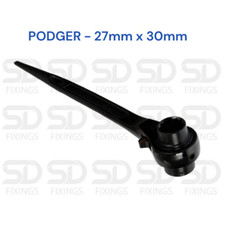 Ratchet Podger Spanner 27mm x
