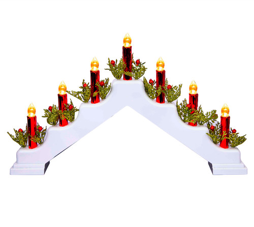 Christmas candle bridge arch - christmas,