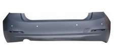 Fits BMW 3 F30 2012-2015 Rear Bumper Primed Single Exhaust Pipe W/ Pdc Standard