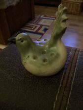 Pottery Pigeon bird.9.5cm tall.ornament.sale.cottage.home.decor.