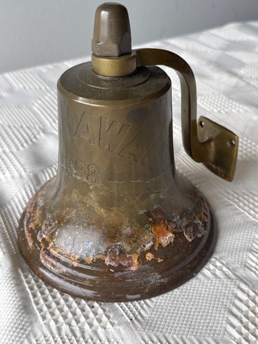 Vintage brass ship - vintage,