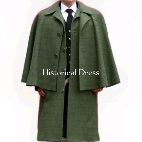 Men tweed inverness cape - men's,