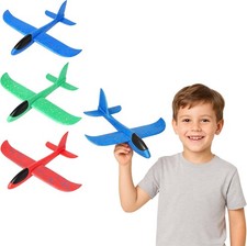 Foam Glider Planes for Kids – 23cm Large EPP Airplane Toys, Hand Launched Fly