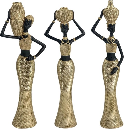 Set african women resin - set, of