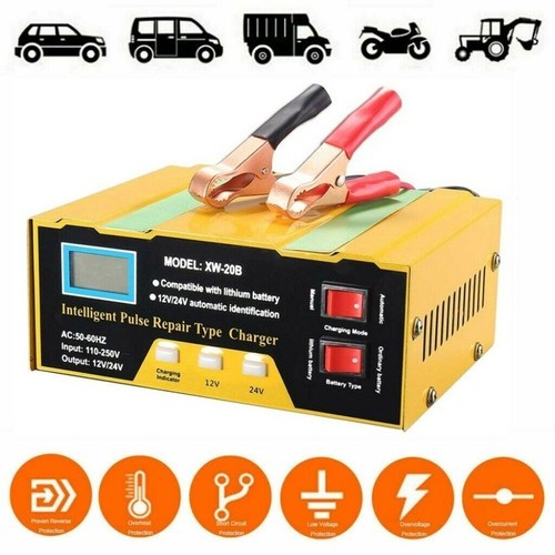 Car battery charger heavy duty - car,