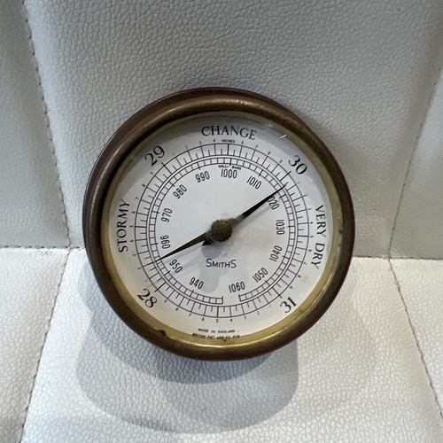 Smiths aneroid wall barometer - aneroid,