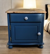 Upcycled Solid Pine Bedside /