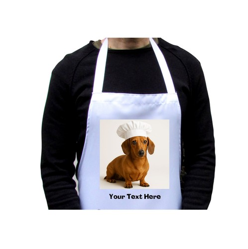 Personalised apron sausage dog - personalised,