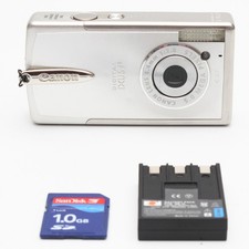 Canon IXUS i5 Digital Camera 5MP with New Battery & 1GB SD Card Tested Working