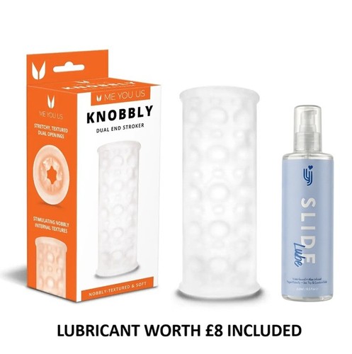 Knobbly dual end stroker - dual, 5