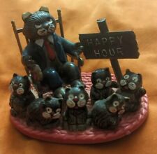 Cat Family Figurine Ornament