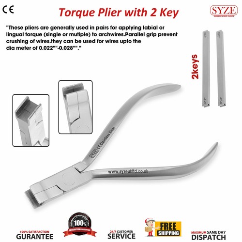 Orthodontic torque key pliers - orthodontic,