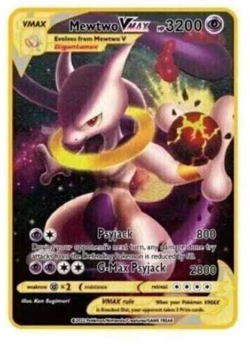 Pokemon cards mewtwo vmax tcg - pokemon,