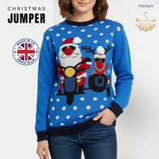 Unisex Christmas Jumper 3D Pom