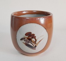 Japanese stoneware tea bowl