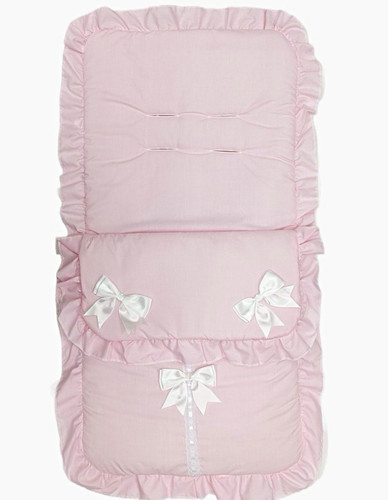 Pink white pram pushchair - white, pram/pushchair