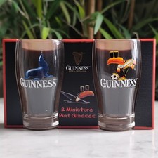 Guinness mini pint - guinness, glasses